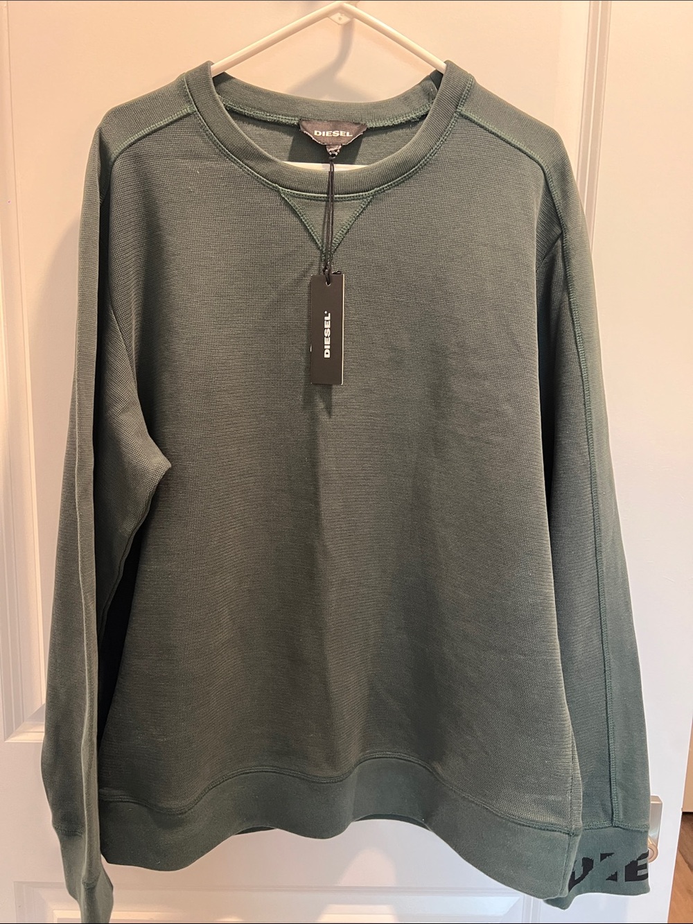 Diesel Sage Green Crewneck Sweatshirt